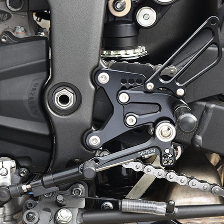 Sato Racing Adjustable Rearsets GP Shift - Kawasaki Ninja ZX-6R